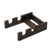 Uneca Подставка для 2 разделочных досок дубовая 16х12х4, цвет Дуб антик (коричневый)