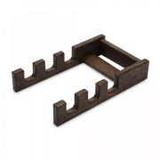 Uneca Подставка для 3 разделочных досок дубовая 20х12х4, цвет Дуб антик (коричневый)