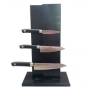 Подставка магнитная Панно 6-7 ножей, Черный дуб, WSW-111