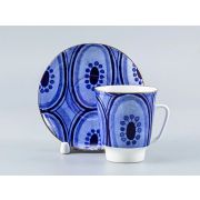 Чашка с блюдцем 165 мл форма Майская рисунок Ethno, арт. 81.27364.00.1