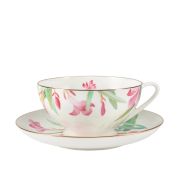 Чашка с блюдцем форма Купольная рисунок Акварель арт. 81.26635.00.1