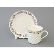 Чашка с блюдцем кофейная 155 мл форма Витая рисунок Весенний арт. 81.13951.00.1