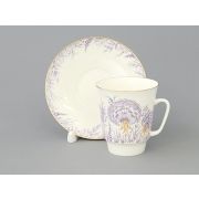 Чашка с блюдцем кофейная 165 мл форма Майская рисунок Одуванчики арт. 81.10783.00.1