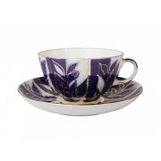 Чашка с блюдцем чайная 250 мл форма Тюльпан рисунок Зимний вечер арт. 81.10012.00.1
