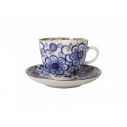 Чашка с блюдцем кофейная 140 мл форма Тюльпан рисунок Вьюнок арт. 81.10109.00.1