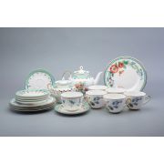 Сервиз чайный форма Весенняя 2 рисунок Улыбка флоры, 6 персон 20 предметов, арт. 81.30750.00.1