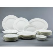 Сервиз столовый форма Нега рисунок Платиновая лента, 6 персон 24 предмета арт. 81.30716.00.1