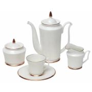 Сервиз кофейный форма Юлия рисунок Золотая лента, 6 персон 15 предметов, арт. 81.17852.00.1