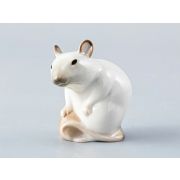 Скульптура форма Мышь с орехом рисунок Сиамская арт. 82.61112.00.1