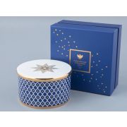 Подарочный набор шкатулка форма Идиллия рисунок Индиго арт. 81.32124.00.1
