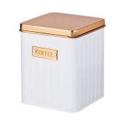 ЕМКОСТЬ ДЛЯ СЫПУЧИХ ПРОДУКТОВ «КОФЕ» 11,5*11,5*14 СМ БЕЗ УПАКОВКИ (КОР=12ШТ.)