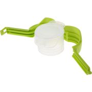 Зажим для пакетов с круглой крышкой, зеленый