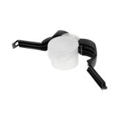 Зажим для пакетов с круглой крышкой, черный